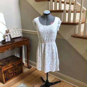 Ivory lace dress